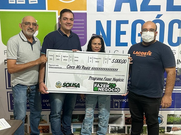 Prefeitura de Sousa intensifica ações do Programa Fazer Negócio ao oferecer empréstimos sem juros aos microempreendedores	